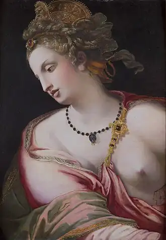 Lucrèce, vers 1560-1570 – Galerie Borghèse, Rome.