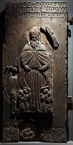 Saint Augustin consignant la règle aux frères, Ludovic de Sienne