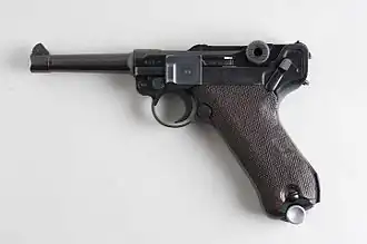 Le pistolet Luger P08.