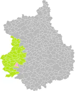 Luigny dans son arrondissement.