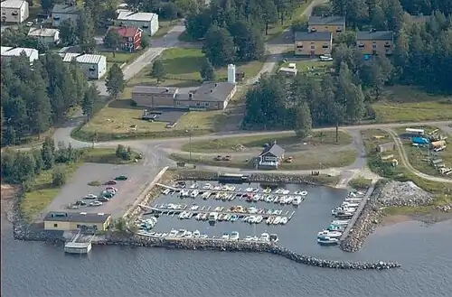 Le port de plaisance de Svartöstaden.