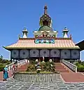 Le temple allemand à Lumbini.