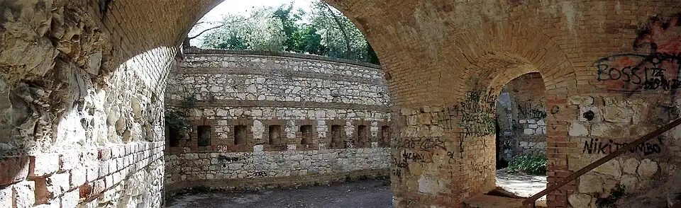 Intérieur de la lunette.