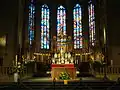 Le chœur de la cathédrale Notre-Dame de Luxembourg.