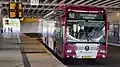 Un autobus électrique de 12&nbsp;m de long Mercedes-Benz eCitaro des Voyages Émile Weber à Luxembourg.