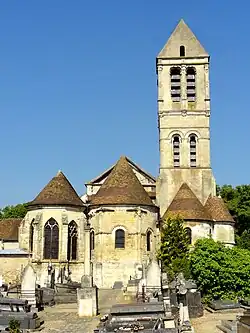 Vue du chevet.