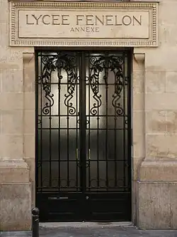 Annexe du lycée Fénelon au no&nbsp;13.