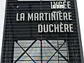 le lycée de la Martinière-Duchère.