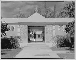 L’entrée du Lyford Cay Club.