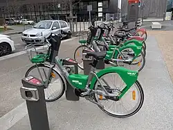 Les Vélo'v électriques mis en service en janvier 2025.