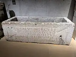 Sarcophage du sévir Salvius Mercurius CIL XIII, 01971