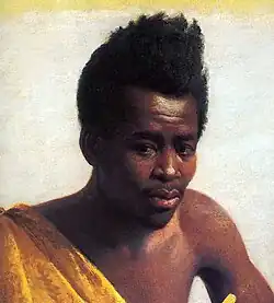 Chrístos le Nègre, 1873-74, 44 x 39,5 cm.