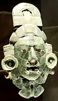 Masque en jade de Calakmul