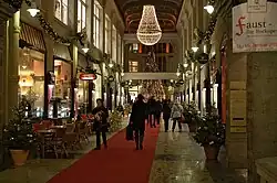 Mädlerpassage avec décoration de Noël