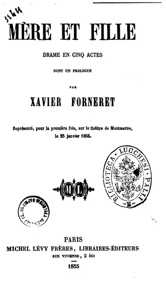 Page titre de l'édition originale