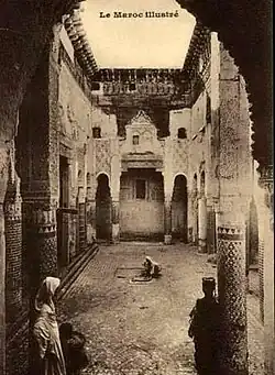 Médersa mérinide de salé en 1910