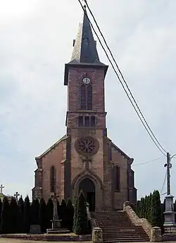 L'église Saint-Maurice.