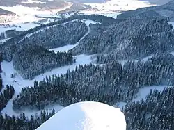 Point de vue depuis le mont d'Or (côté Piquemiette - Jougne).