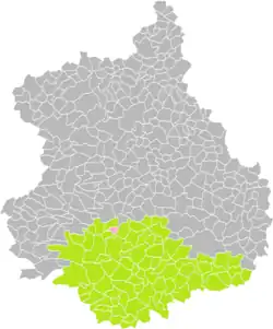 Mézières-au-Perche dans son arrondissement.