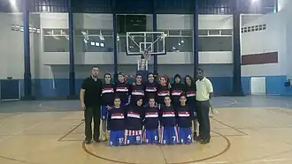 Configuration de l'équipe lors de la saison 2014-2015