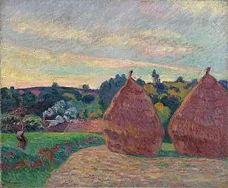 Meules de foin en Ile de France, vers 1894Musée Barberini, Potsdam.