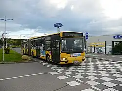 Long de 750&nbsp;m, le site propre du Goulon à Borny construit dès les années 2000 en prolongement de la ligne 1.