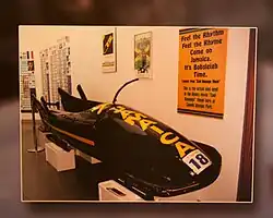 Bobsleigh de l'équipe de la Jamaïque aux Jeux Olympiques de Calgary