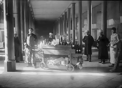 Les soins en service de chirurgie (avant 1900) Eugène Trutat MHNT.