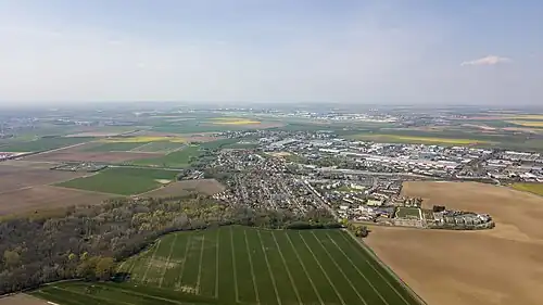 Vue aérienne de Mitry-Mory.