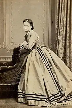 La princesse Dolgoroukova, née Bazilevskaïa, vers 1860.