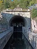 Le tunnel-canal de Weilbourg&nbsp;(de), unique en Allemagne