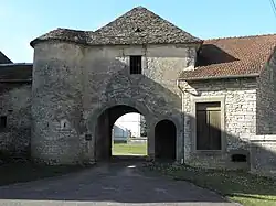 L'entrée du château.