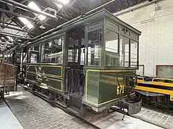 Remorque n° 671 des Tramways Bruxellois