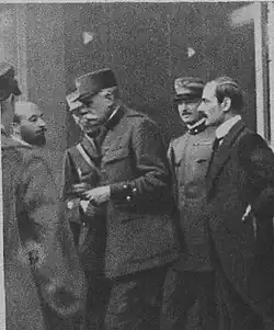 Sarrail à la Conférence de Rome (1917).