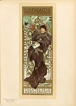 Affiche par Alfons Mucha.