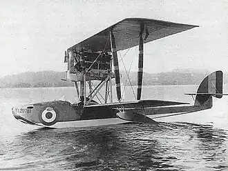 Vue de l'avion.