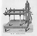 Illustration d'une machine de Ramsden