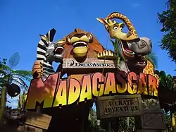 Madagascar: A Crate Adventure à Universal Studios Singapore