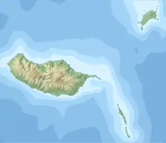 Voir sur la carte topographique de Madère