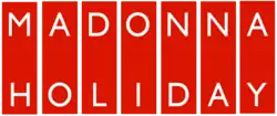 Description de l'image Madonna - Holiday logo.png.