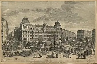 Illustration représentant les Magasins réunis - République (Paris).