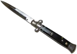 Couteau à cran d'arrêt.