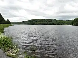 La retenue du barrage de Beissat.