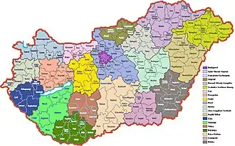 Localisation de Comitat