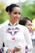 Photographie montrant Miss Viêt Nam 2006, Mai Phương Thúy