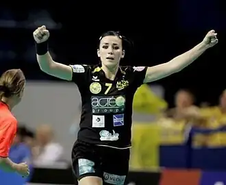 Maria Iacob Joueuse de Handball pro.