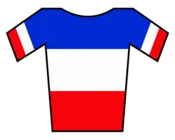 Course en ligne masculine aux championnats de France de cyclisme sur route