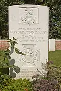 Tombe d'un sergent du Lancashire fusiliers au Mailly Wood cimetery