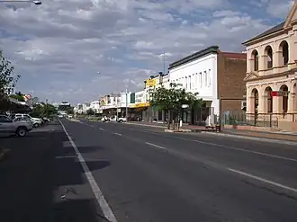 Photo de la rue principale de Cootamudra.