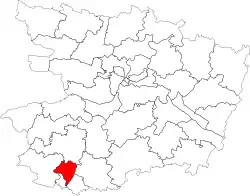 Carte du canton en 2014.